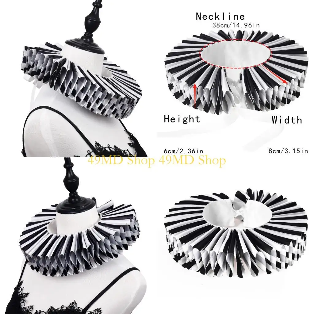 49md-washable-polyester-victorian-collar-cuff-set-for-stage-actors-theater-and-16th-century-costume-designs