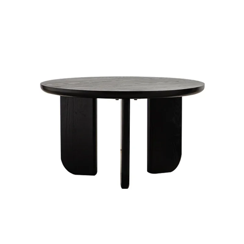 

Medieval style living room sofa coffee table B & B home size combination small round table Internet celebrity coffee table neg