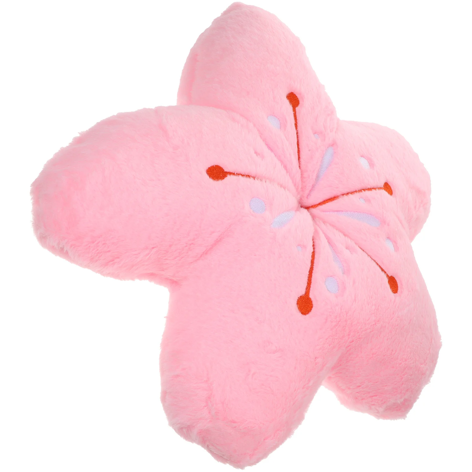 벚꽃 쿠션 18인치 부드러운 패브릭 꽃 모양 쿠션 소파 침대 자동차 홈 데코 좌석 벚꽃 쿠션