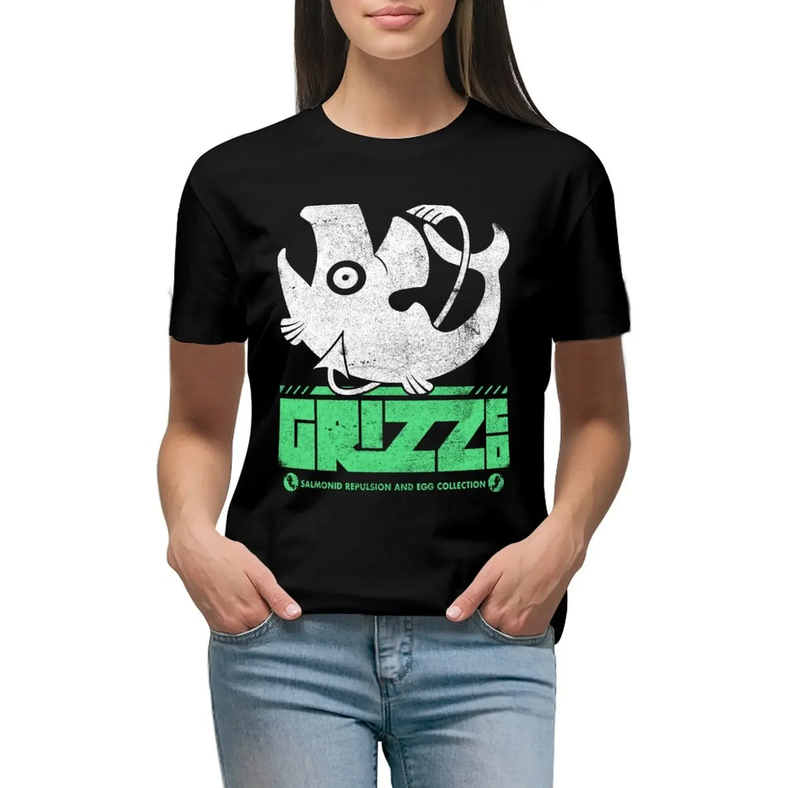 

Salmon Run T-Shirt customs vintage clothes aesthetic clothes white t shirts for Women