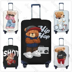 Fashion bear pattern Travel Luggage Cover Elastic Suitcase Trolley Protector Cover dust cover Suitcase Case For 18-32