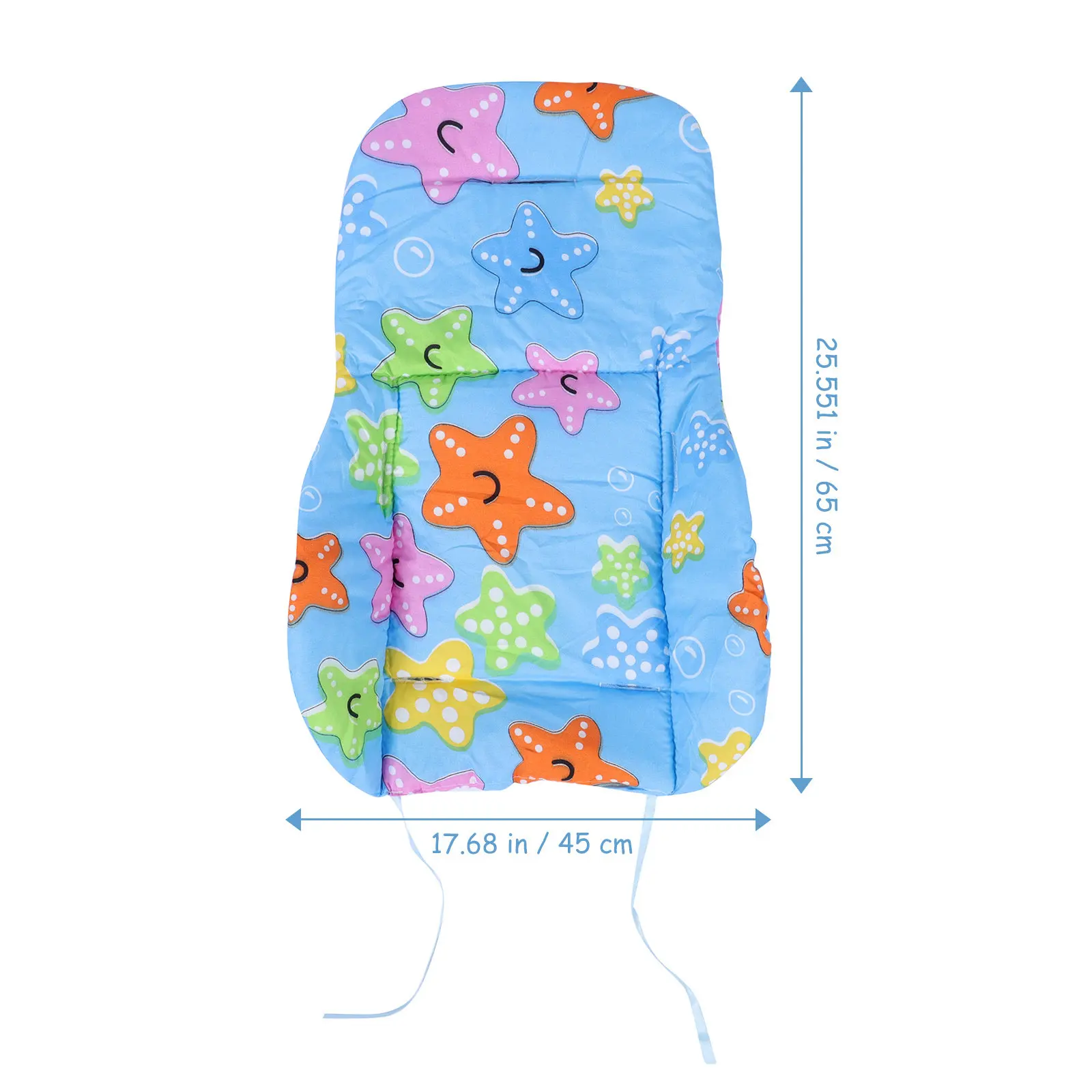 Baby Stroller Mat Cartoon Design Skin Friendly Large Size Breathable Seat Cushion Stroller Car Infant Seat Mat Summer Sleeping