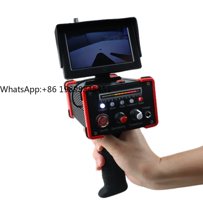 

Подземный металлоискатель с ЖК-экраном 1000 Plus, большой радиус действия 1200 метров, глубина 50 метров, 3D-искатель золота