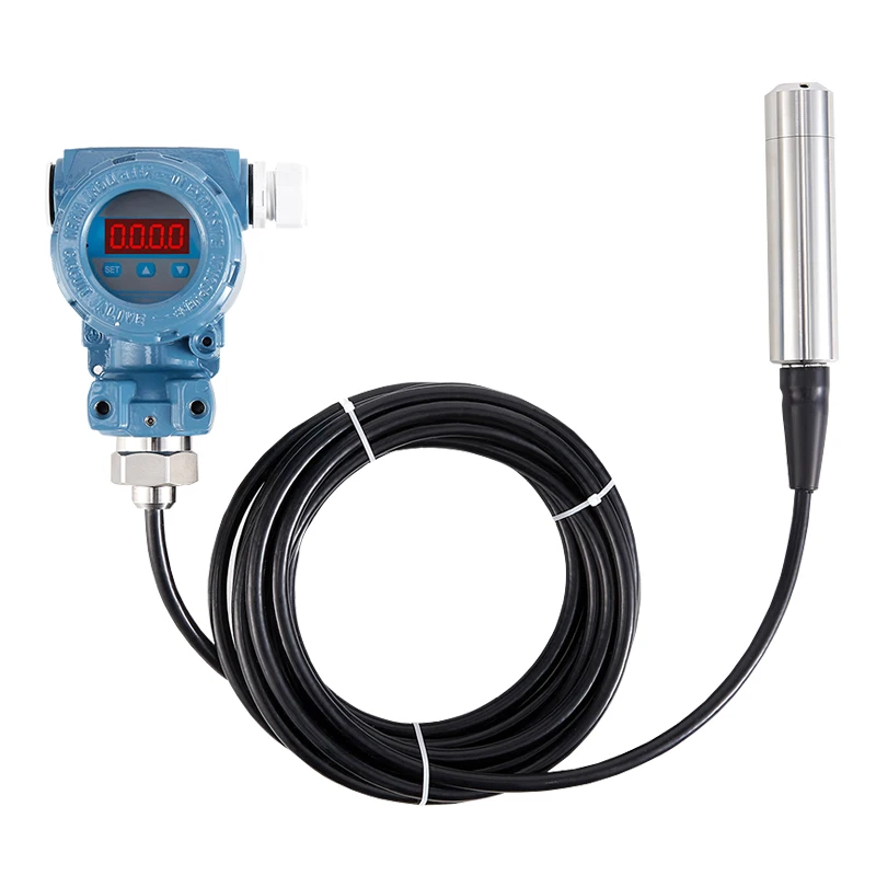 

LED 5V Powered Water Liquid Level Transmitter Sensor 0.5-4.5V Output Swimming Pool Water Level Sensor Water Pump Discharge Inlet