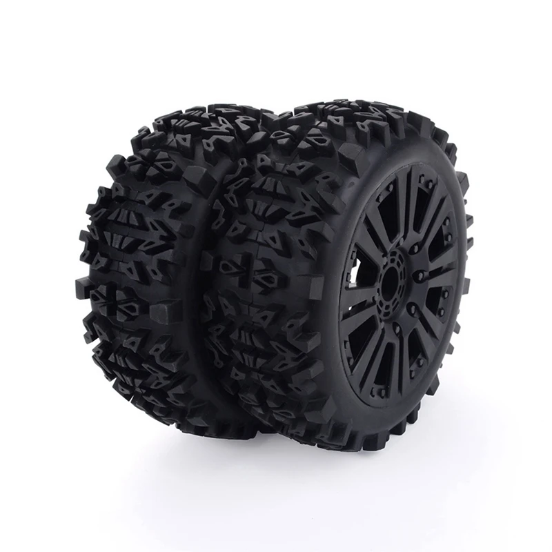 4Pcs 120Mm 1/8 RC Off-Road Buggy Tires Wheel 17Mm Hex For ARRMA Traxxas Redcat Team Losi Kyosho VRX HPI WR8 HSP Hobao