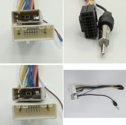 Universal Female Wiring Harness Car Radio Adaptor Connector Wire Plug for Nissan X-Trail Micra for SUBARU Impreza 2007+
