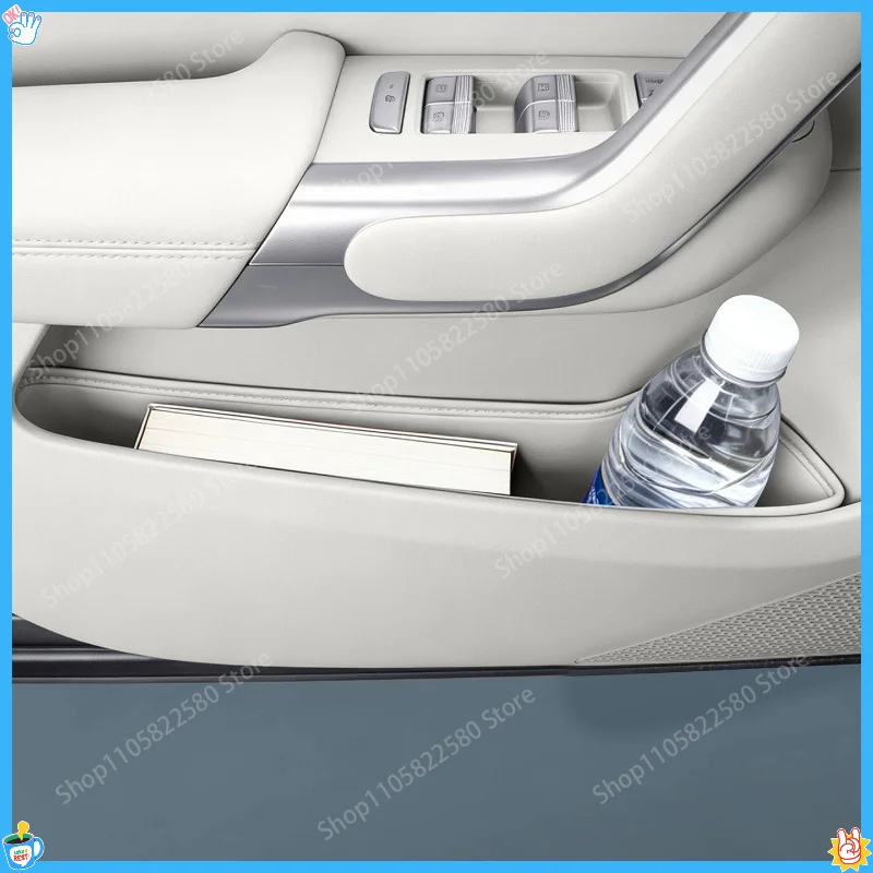 For BYD Yuan Plus ATTO3 2026 Door Groove Mats Non-Slip Storage Pocket Pads Noise Reduction Auto Interior Parts