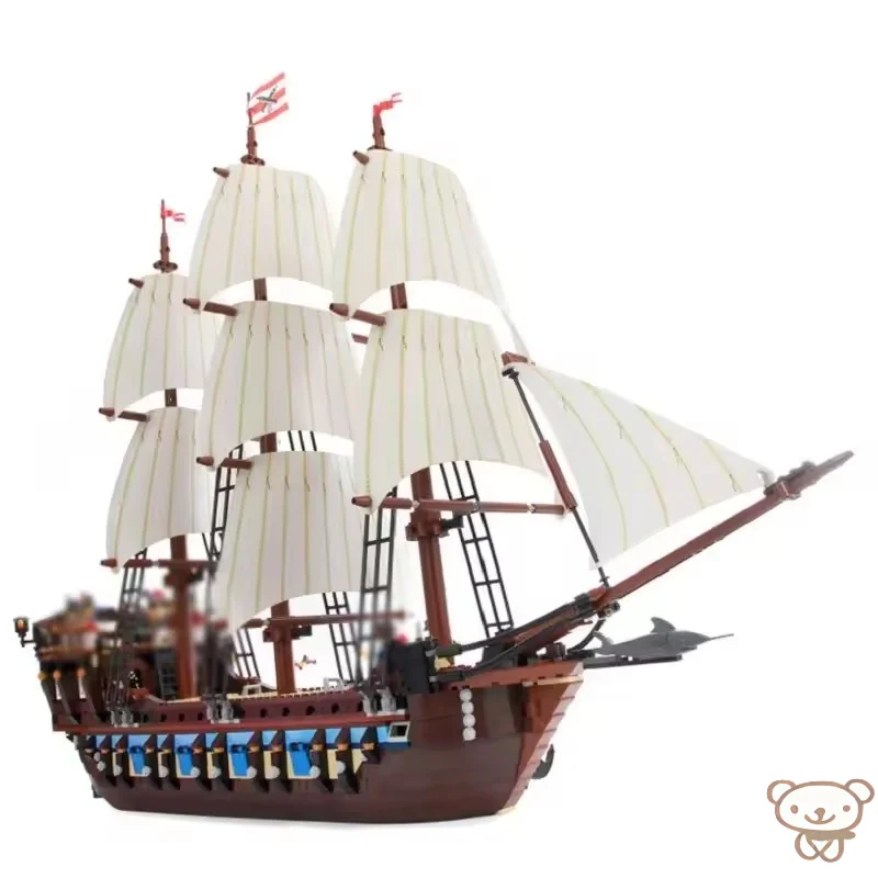 2025 جديد القراصنة الإمبراطوري الكاريبي اللبنات مجموعة الرائد نموذج متوافق 10210 لعبة للأطفال عيد ميلاد هدية الكريسماس #3