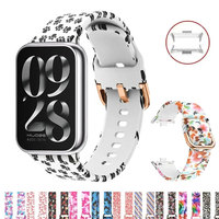 Printing Strap for Xiaomi Mi Band 8 Pro  MiBand 8 Replacement Silicone SmartWatch Wristband Bracele correa Redmi watch 4 Strap