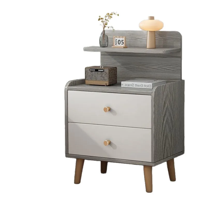 

Solid wood simple bedside table household small modern bedside table simple storage