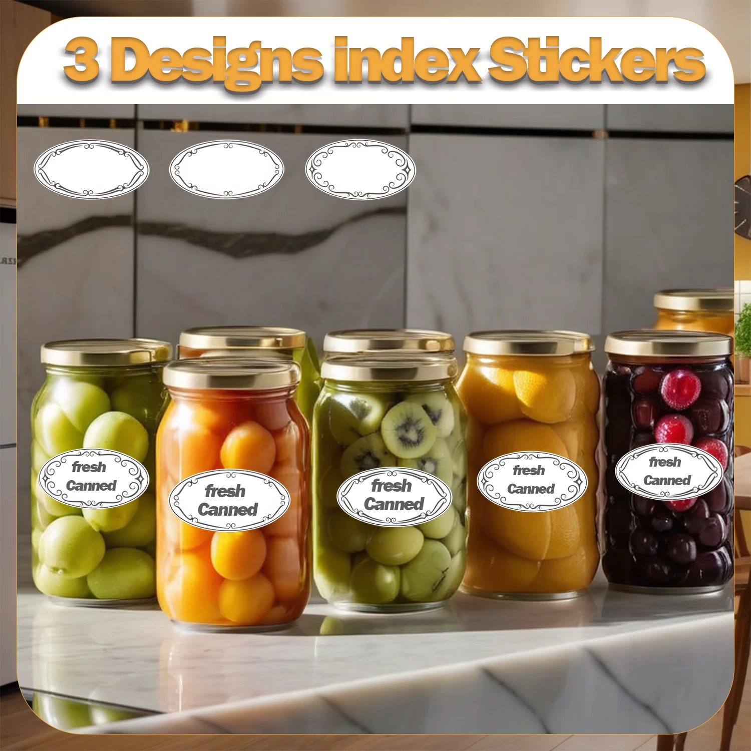 150Pcs/Roll Retro Index Stickers Beverages Fruits Vegetables Fridge Storage Organizer Food Safe Date 1*2.25inch for Kitchen