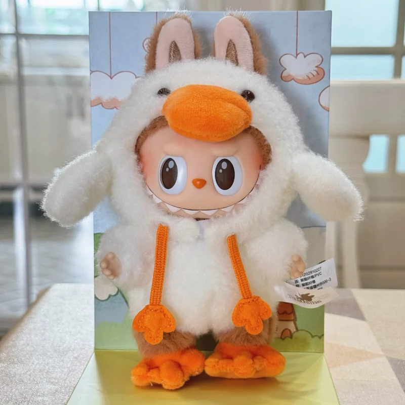 

2025 New Genuine Monster Labubu Series Forest Fairy Tale Vinyl Hanging Card Doll Collect Kawaii Toy Ornament Child Festival Gift