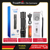 Trustfire 2600Lumen Tactical Flashlight T21R Type C Powerful 21700 Battery High Power Rechargeable Torch Lamp with USB Charging