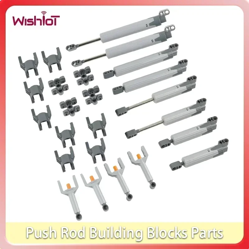 دفع سحب قضيب محور موصل بنة أداة أجزاء المحرك الخطي MOC التقنية لتقوم بها بنفسك قطع الغيار السائبة اللعب الطوب المتوافق #1