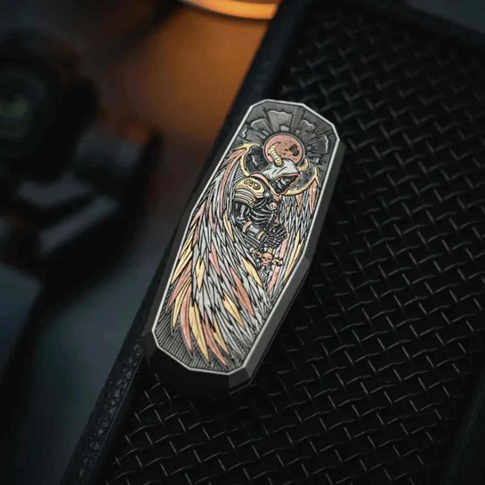 CHIMAGO EDC Holy Stele Titanium Fidget Slider Stress Relief Toy Fidget Toys For Adults Anxiety Relief Gadgets