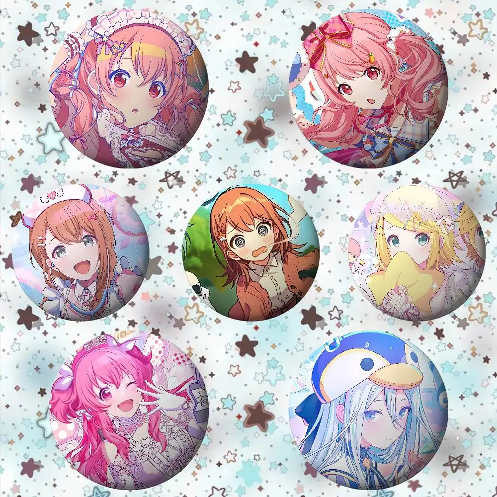PJSK Otori Emu Momoi Airi Shinonome Ena For Clothes Anime Enamel Pin Cute Things Cosplay Badges On Backpack Brooch Art Gifts
