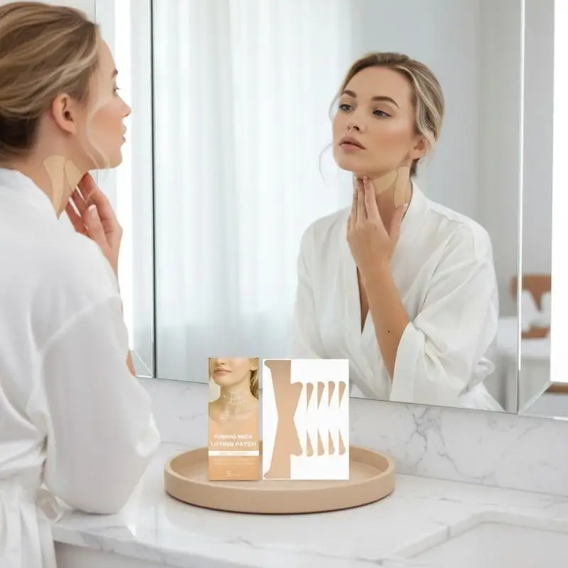 Neck care patches, gentle and skin-friendly, suitable for all skin types, portable daily neck care patches.