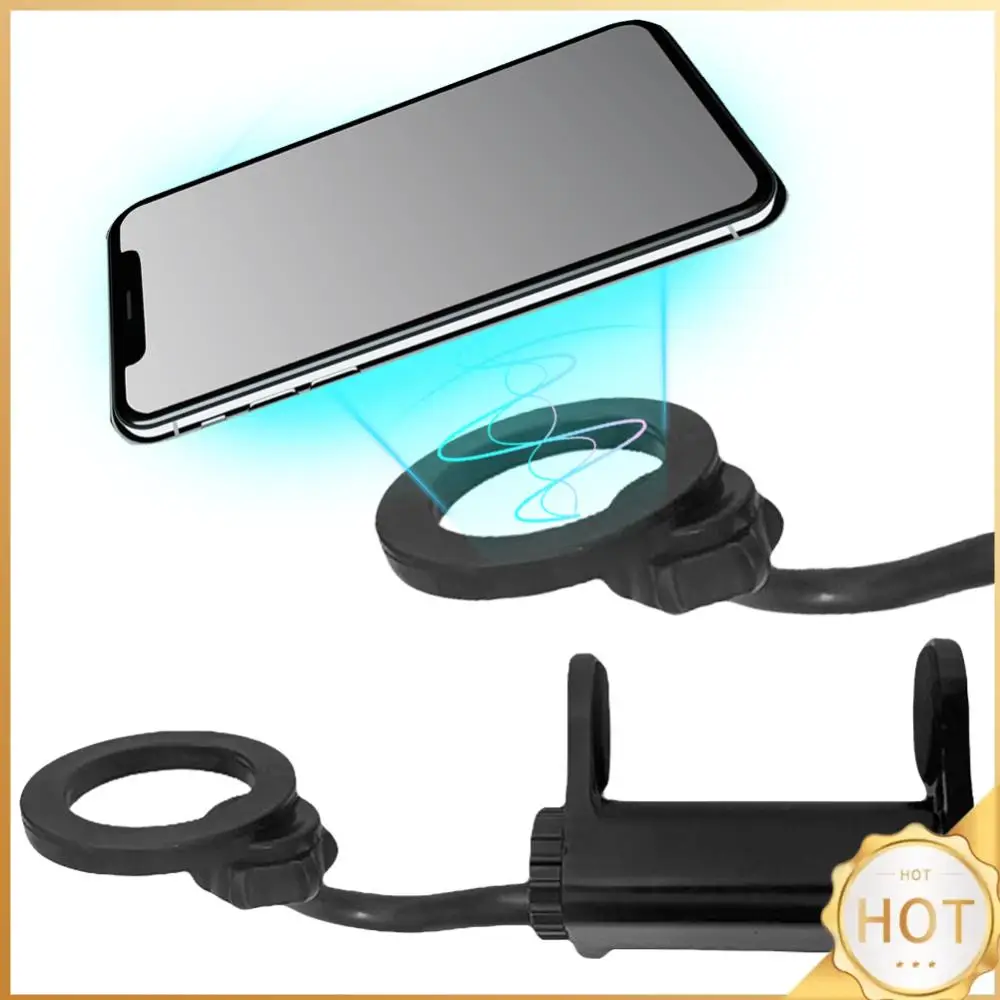 Магнитный держатель для телефона с гитарой, подставка для мобильного телефона, зажим для гитар толщиной 6–8,8 см/укулеле для прямой трансляции и видео без помощи рук