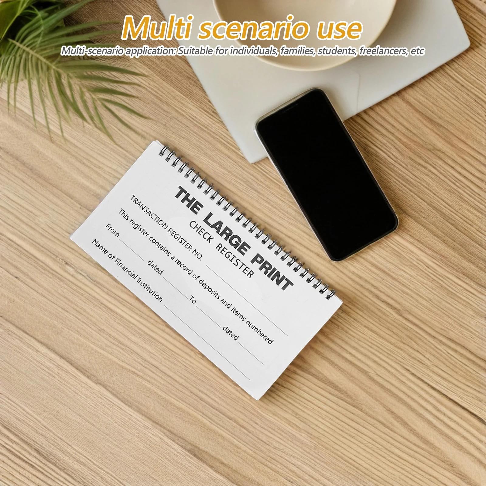 Libro compatto per la pianificazione finanziaria Rilegatura a spirale Pianificatore di budget mensile Studente del libro principale delle finanze personali