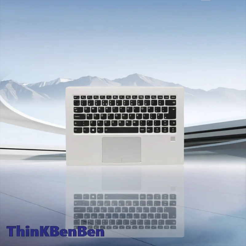 

UK English Silver Keyboard Upper Case Palmrest Shell Cover For Lenovo Ideapad Yoga 5 Pro Yoga 910 13 13IKB Glass 5CB0M35005