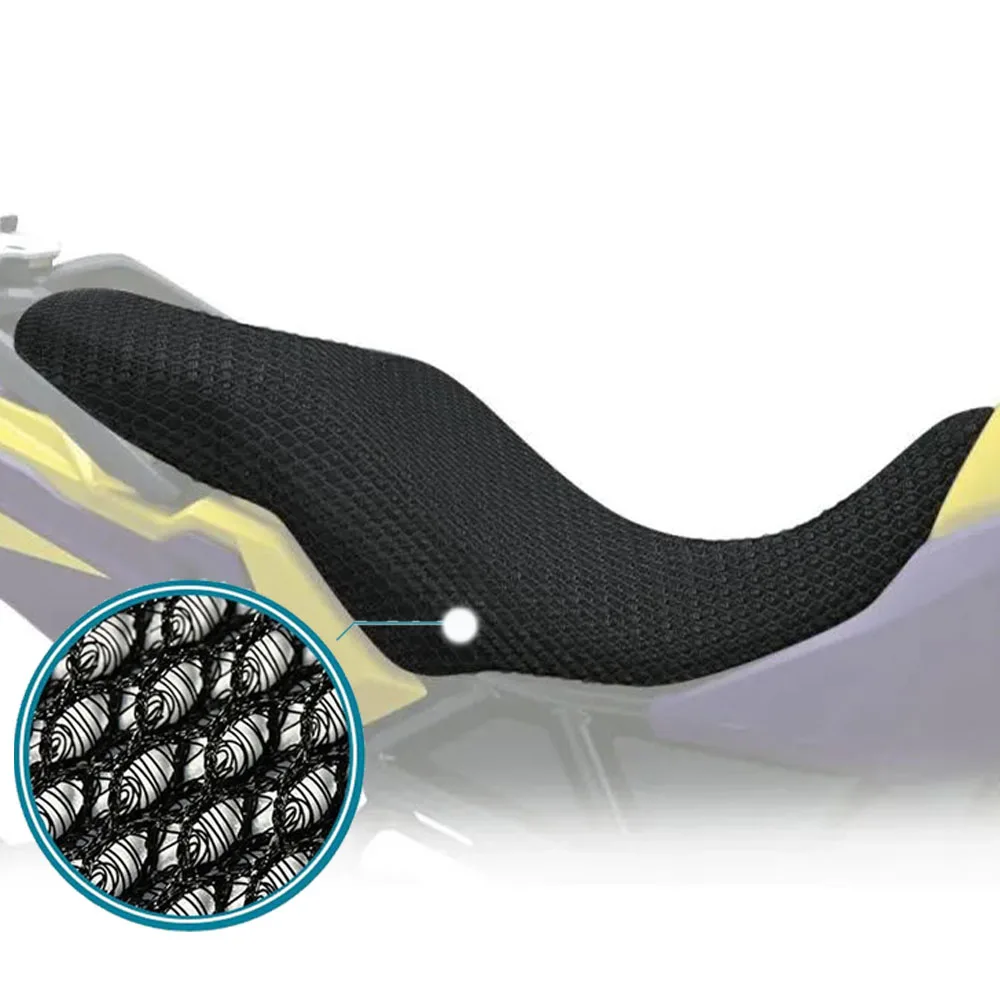 Penutup kursi sepeda motor, untuk SUZUKI V-STROM 800 V STROM 800DE vstrom 800de pelindung kursi 3D aliran udara
