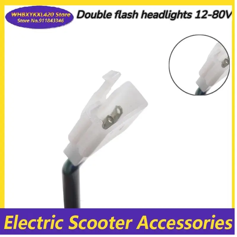 

High Quality Electric Scooter Headlight 12V-80V Assembly Iron Shell Headlight for CItycoco Electric Scooter Harley Scooter