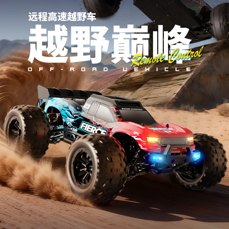 Fierce Remote Control Monster Truck 1 16 Full Scale Four Wheel Drive High Speed Off Road Brushed Racing Car All Terrain Vehicle