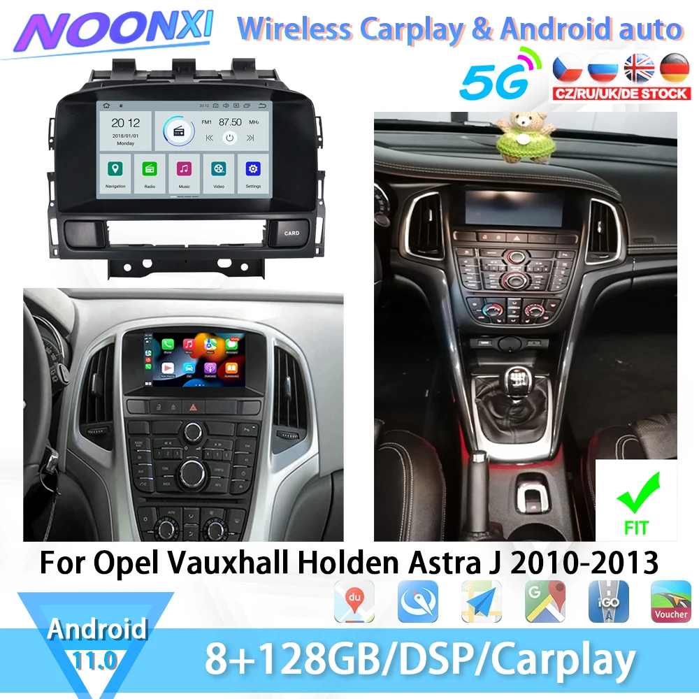 

Android 10.0 Carplay IPS Screen For Opel Vauxhall Holden Astra J 2010 - 2016 AC Automatic Radio 2DIN Head Unit Multimedia Player