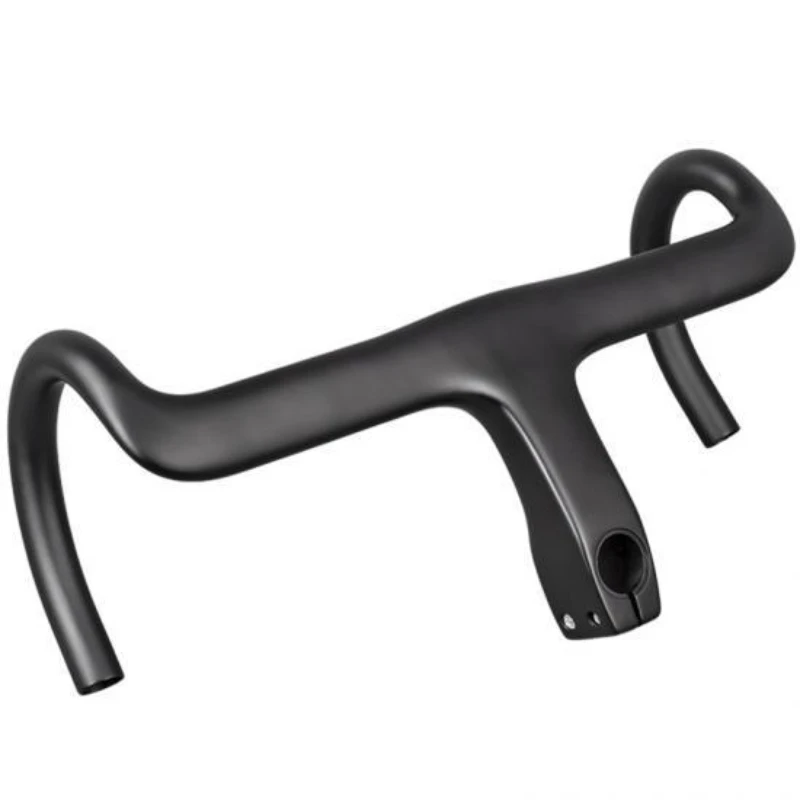 

Carbon fiber bicycle handle dead flying handlebar action faucet ultra light easy to use handlebar road handle adult handlebar