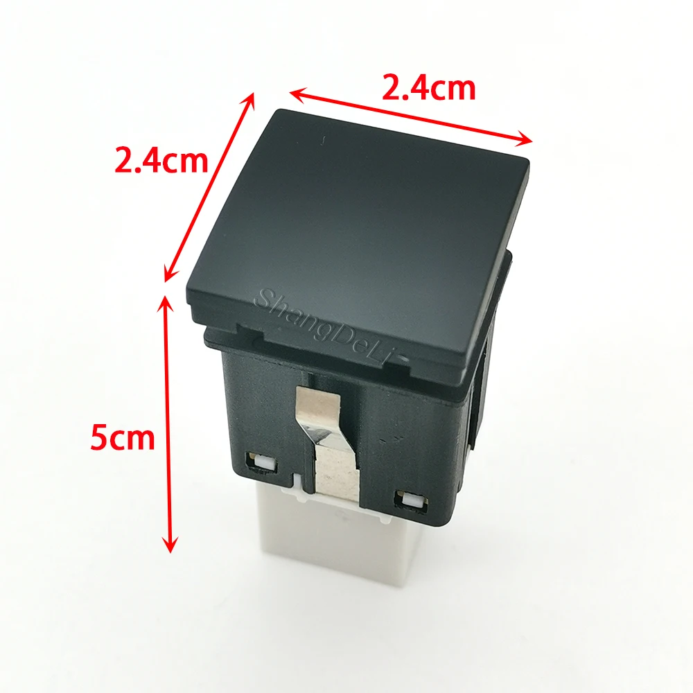 1 قطعة DC12V سيارة LED كاميرا DRL السلطة على قبالة الضباب مفتاح الإضاءة زر مع سلك للجولف 6 جيتا MK6 شيروكو توران 2006 - 2012