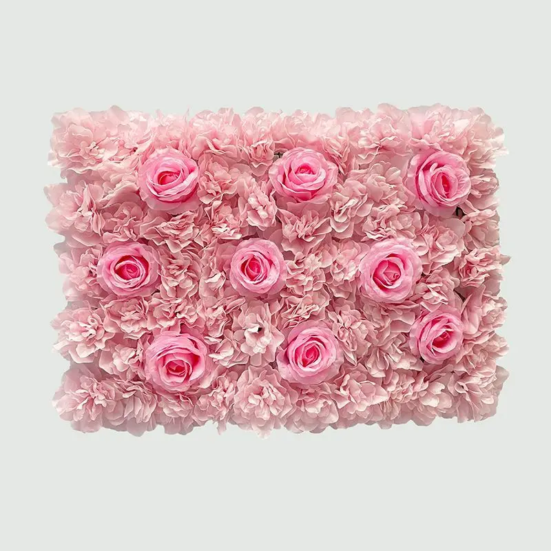 1Pc Artificial Flower Wall Wedding Backdrop Party Wall Decor Panel Birthday Baby Shower Decoration Flower Background 60cmx40cm