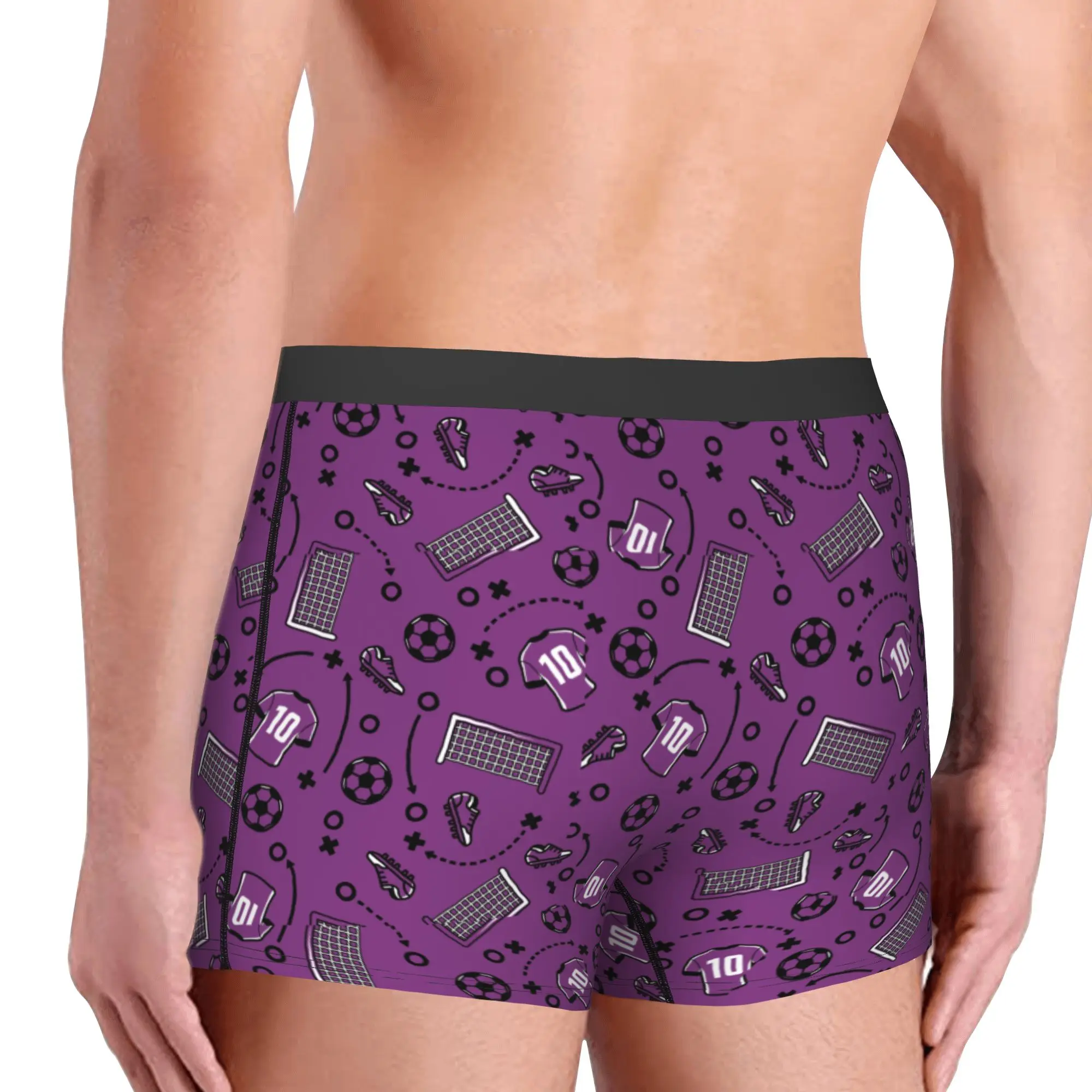 Football  Soccer  Boxer Shorts For Men 3D Print  Underwear Panties Briefs Breathable Underpants