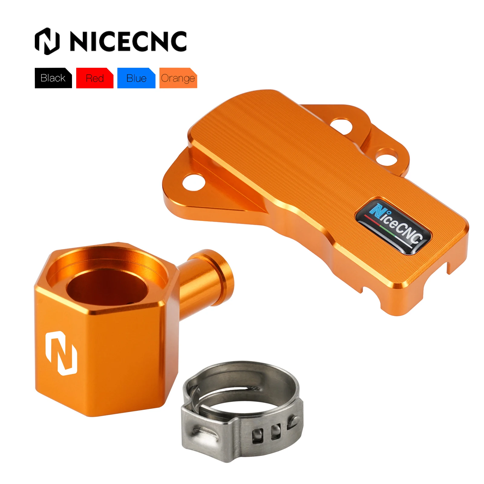 NiceCNC For KTM 150 250 300 EXC XC XC-W XCW TPi Six Days 2020-2022 Husqvarna GASGAS Fuel Line Tank Connector & TPS Guard Kit