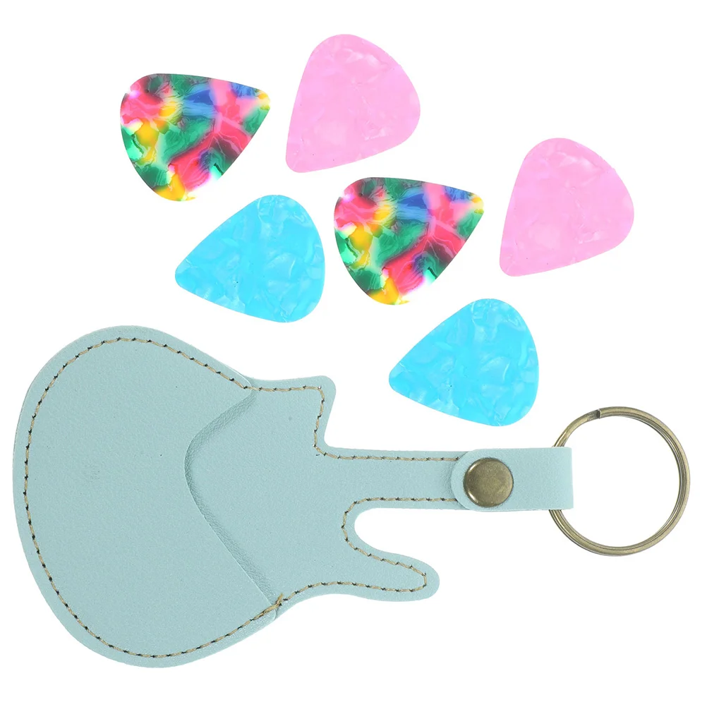 

Guitar Pick Bag Picks for Electric Pouch Small Case Bass Portable Bulk with Folk