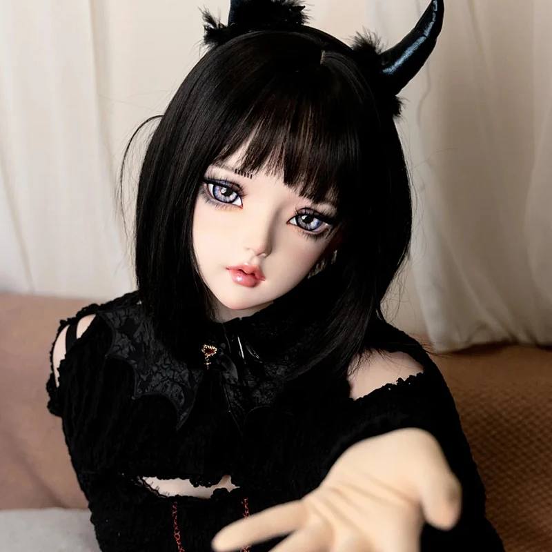 

BJD Resin Half Head/Full Head Masks Kigurumi Eyes Crossdress Cosplay Japanese Anime Unisex Masks Eyes And Wig