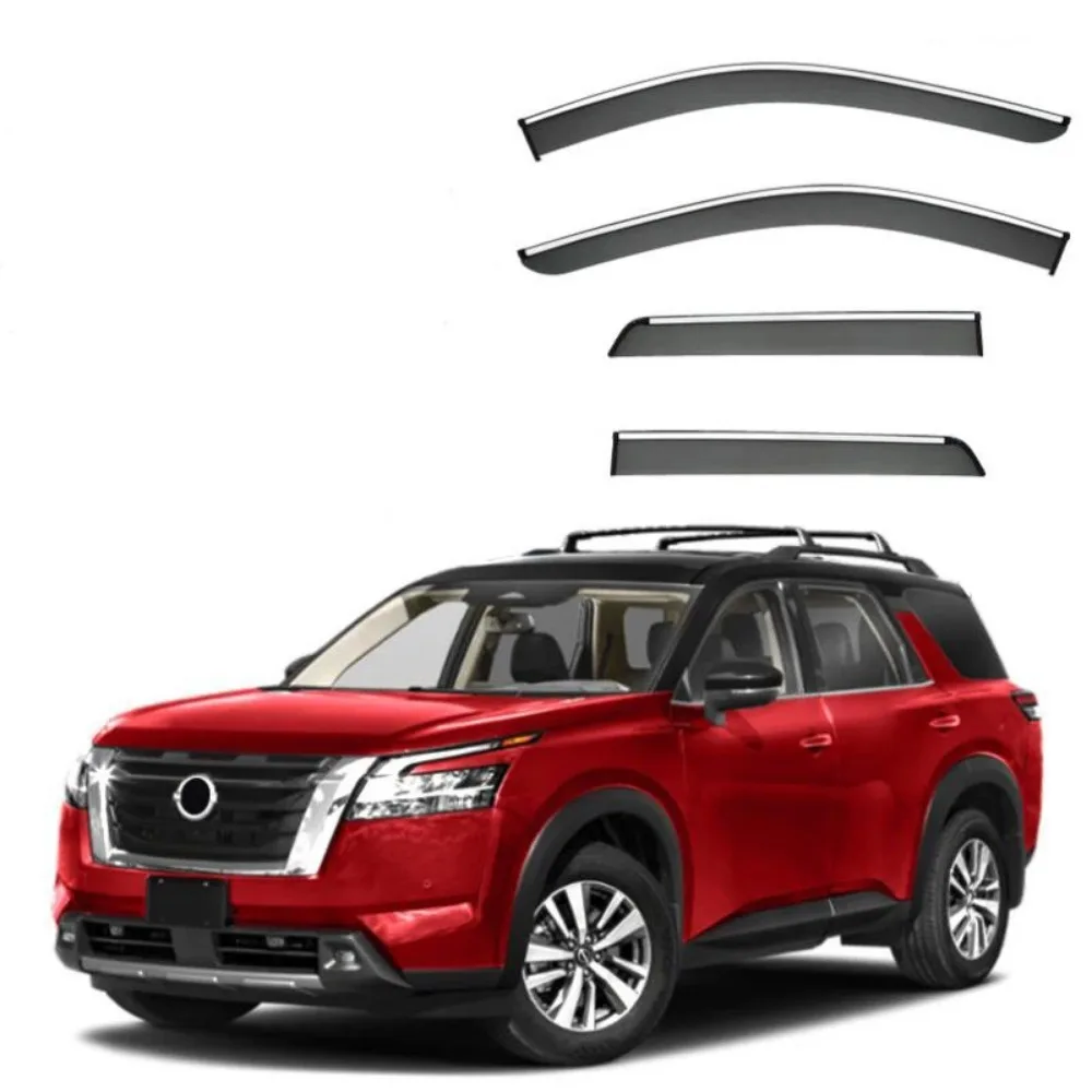 Window Visor Rain Exterior Part Body Kit Accessories For Nissan Pathfinder 2022 2023 2024 2025