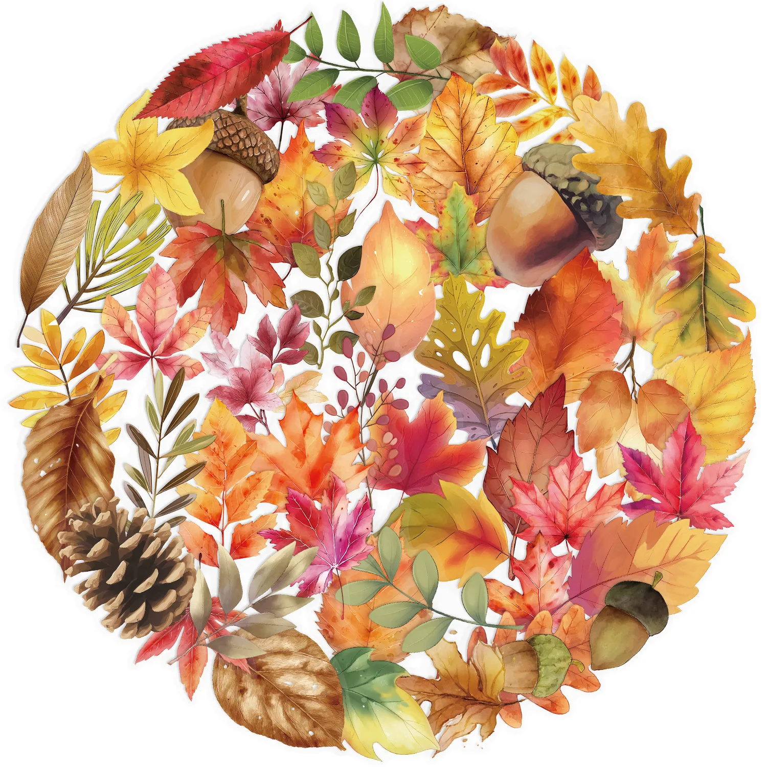 

10/30/50pcs Creative PET graffiti for autumn decorations Stickers For Suitcase Skateboard Laptop Luggage Fridge Phone Car Stylin