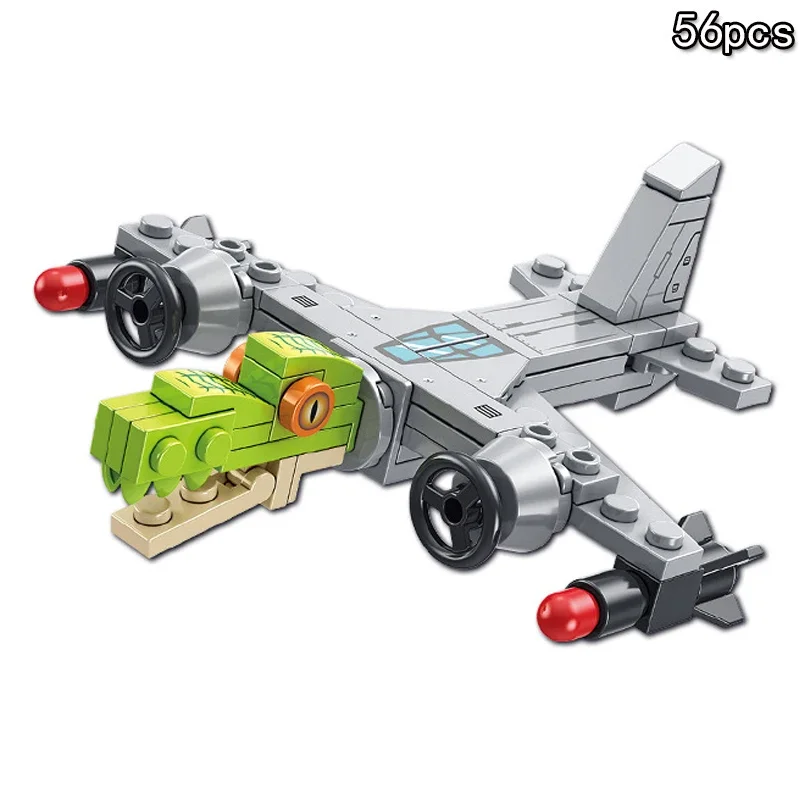 DIY Tungtungtungsahur MOC Building Set 8 Models Assembly Bricks Kit Creative Construction Toys Birthday Gift for Boys Girlsift