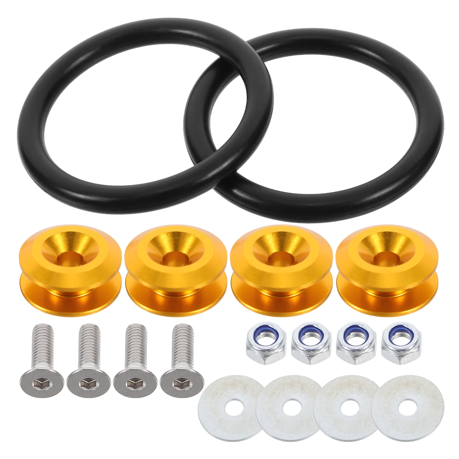 

Bolts Car Modification Parts Bumper Fasteners Quick Release Front and Rear Bars Clips for Golden Holder Kit