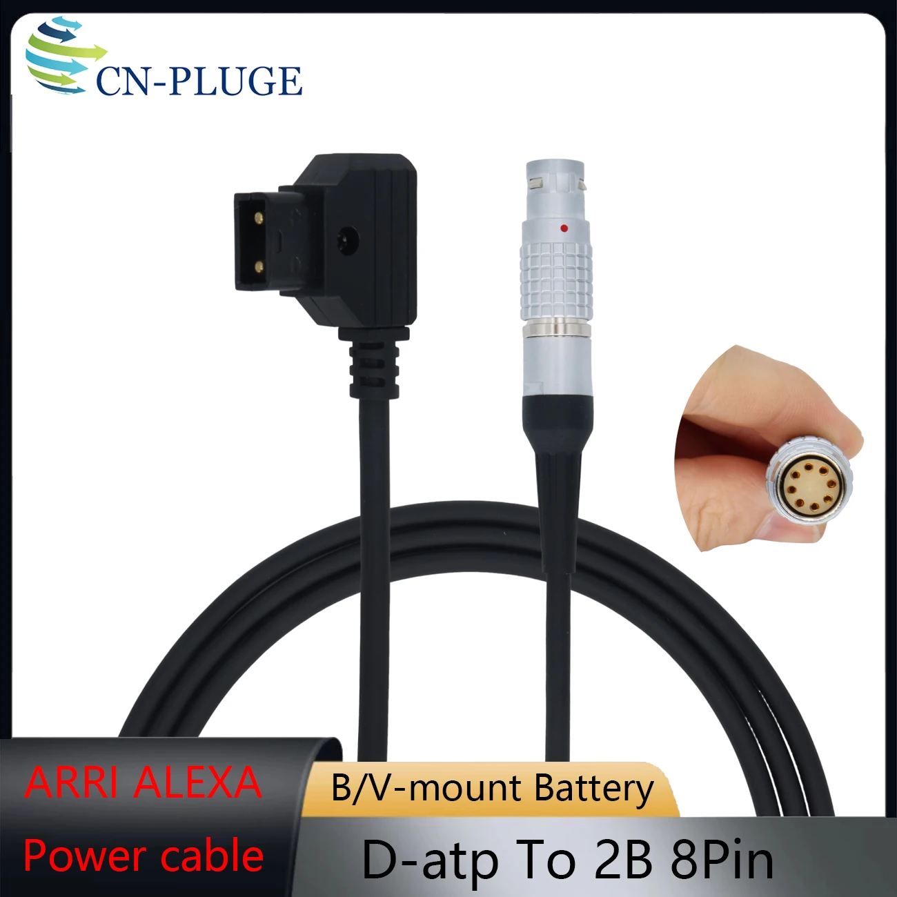 

ARRI ALEXA Mini/Mini LF/AMIRA/ALEXA35 Camera 2B 8Pin Female Power Cable To DTAP Battery Power Supply