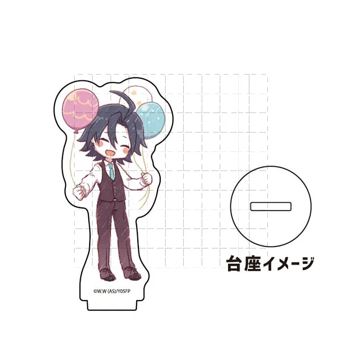 เกม Toudou Jinpachi Onoda Sakamichi Makishima Yusuke Shinkai Hayato อะคริลิคตุ๊กตาอะนิเมะรุ่น Kospy และ Y เทคนิคฟุต