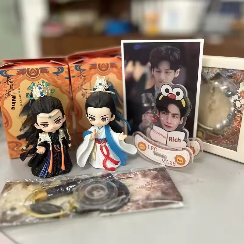 

New Genuine Till The End Of The Moon Action Figure Tan Taijin Ye Xiwu Mingye Sangjiu Q Version Model Desktop Decor Toy Gift
