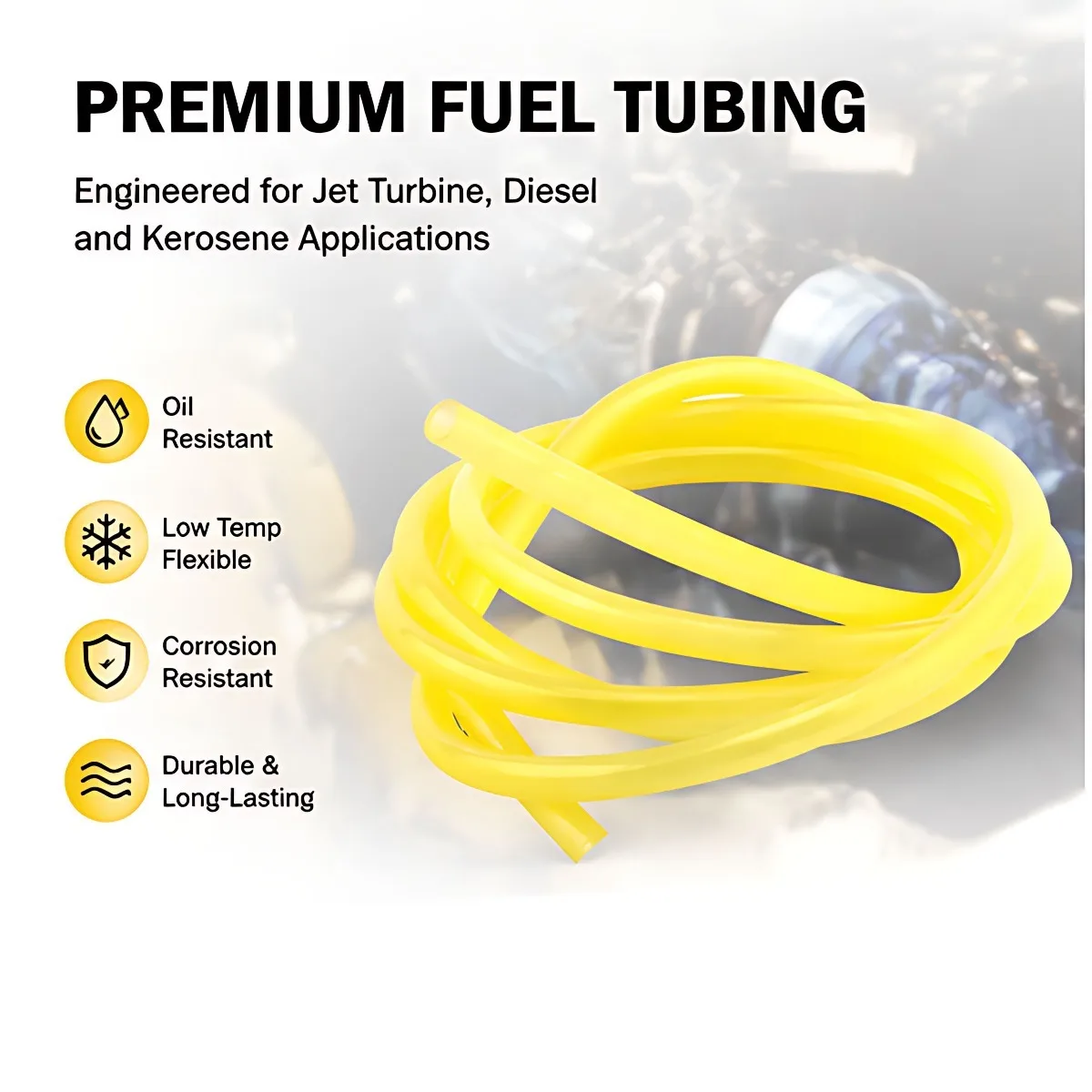 XAERO 2M RC Fuel Tubing Hose Gas Oil Resistant for RC Model Airplane Helicopter Fuel Tank Line