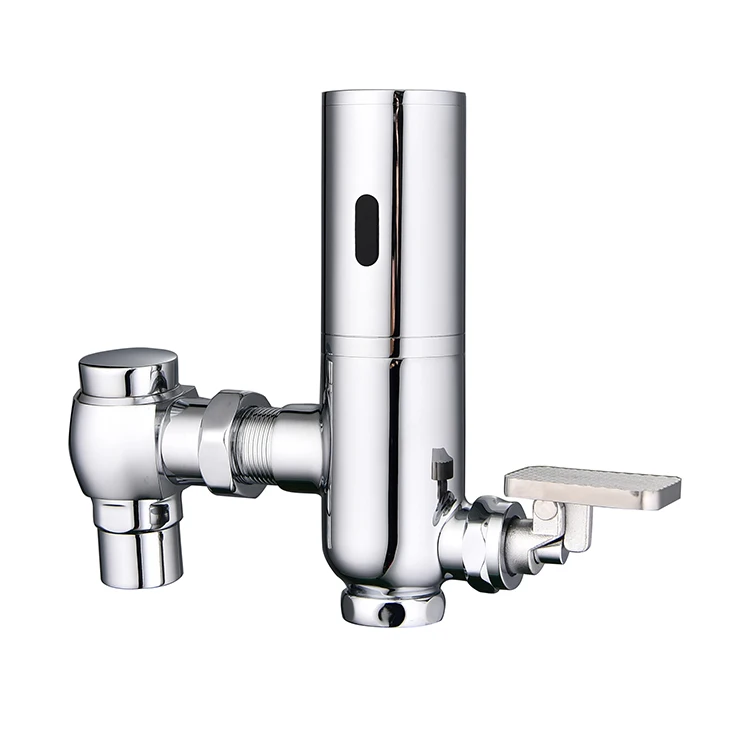 Новый дизайн, сенсорная педаль для смыва унитаза, хромированный смывной клапан Super Mall WC DT-559 D/A/AD