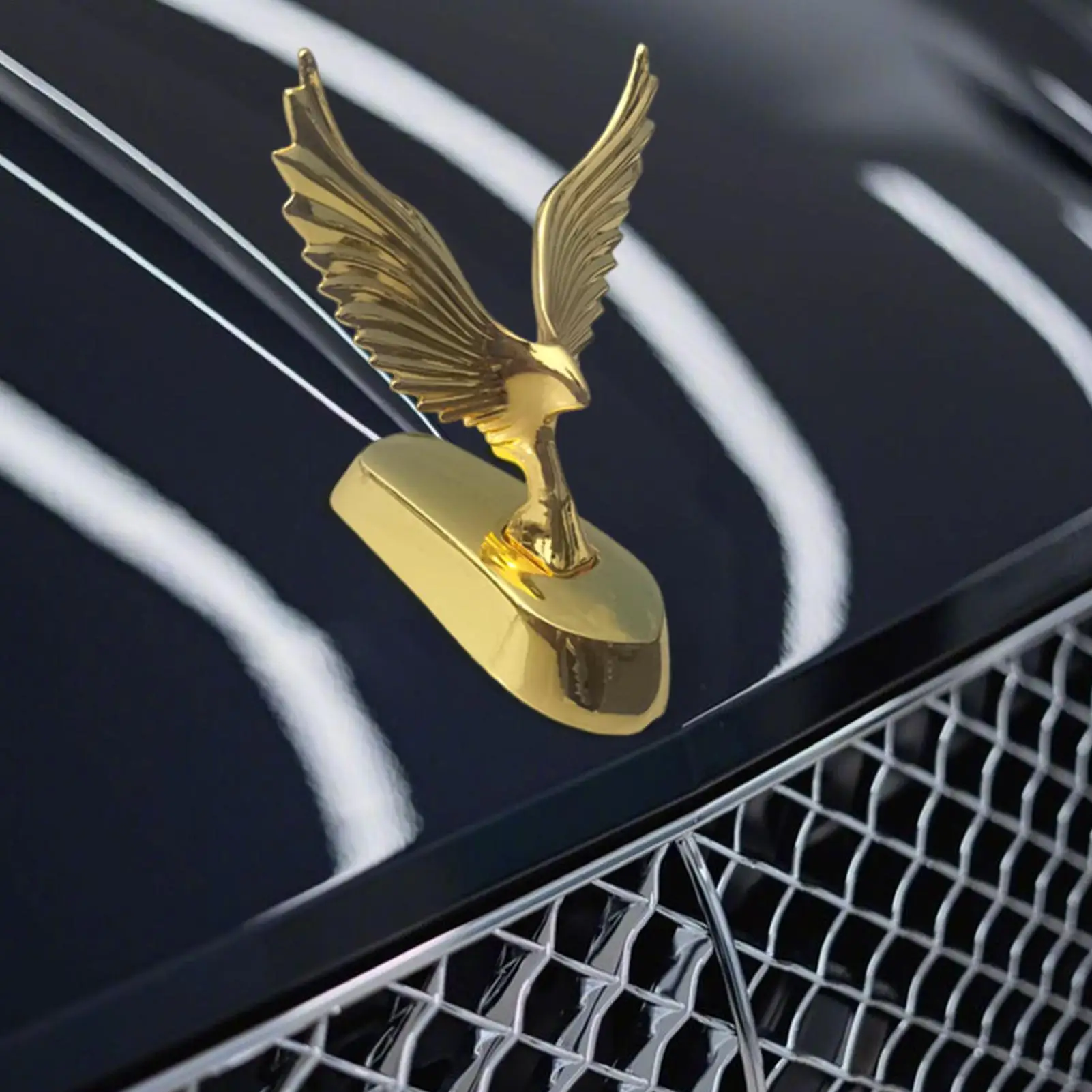 3d Car Sticker Realistic Animal Decoration Sun Protection Eagle Hood Ornament For Car For Sedan RV Commuting Travel Family