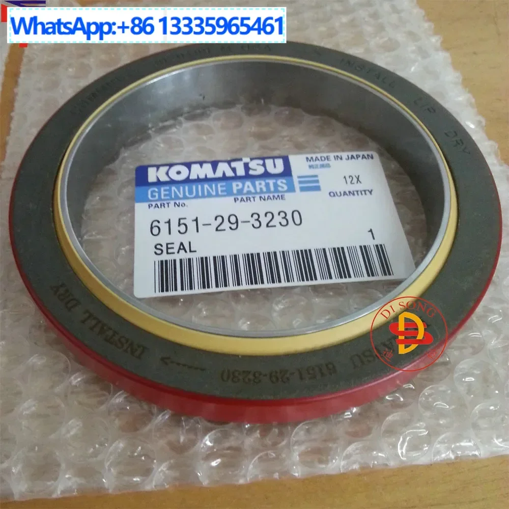 6151-29-3230 مانع تسرب الزيت الأمامي للعمود المرفقي 6251-29-4150 ختم الزيت الخلفي للعمود المرفقي لمحرك 6D140