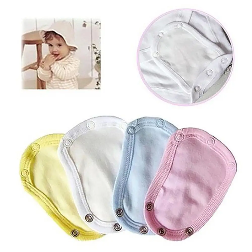 4 Colors New Cotton Bodysuit Extend Jumpsuit Pads Jumpsuit Extend Changing Pads Covers Diaper Lengthen Soft