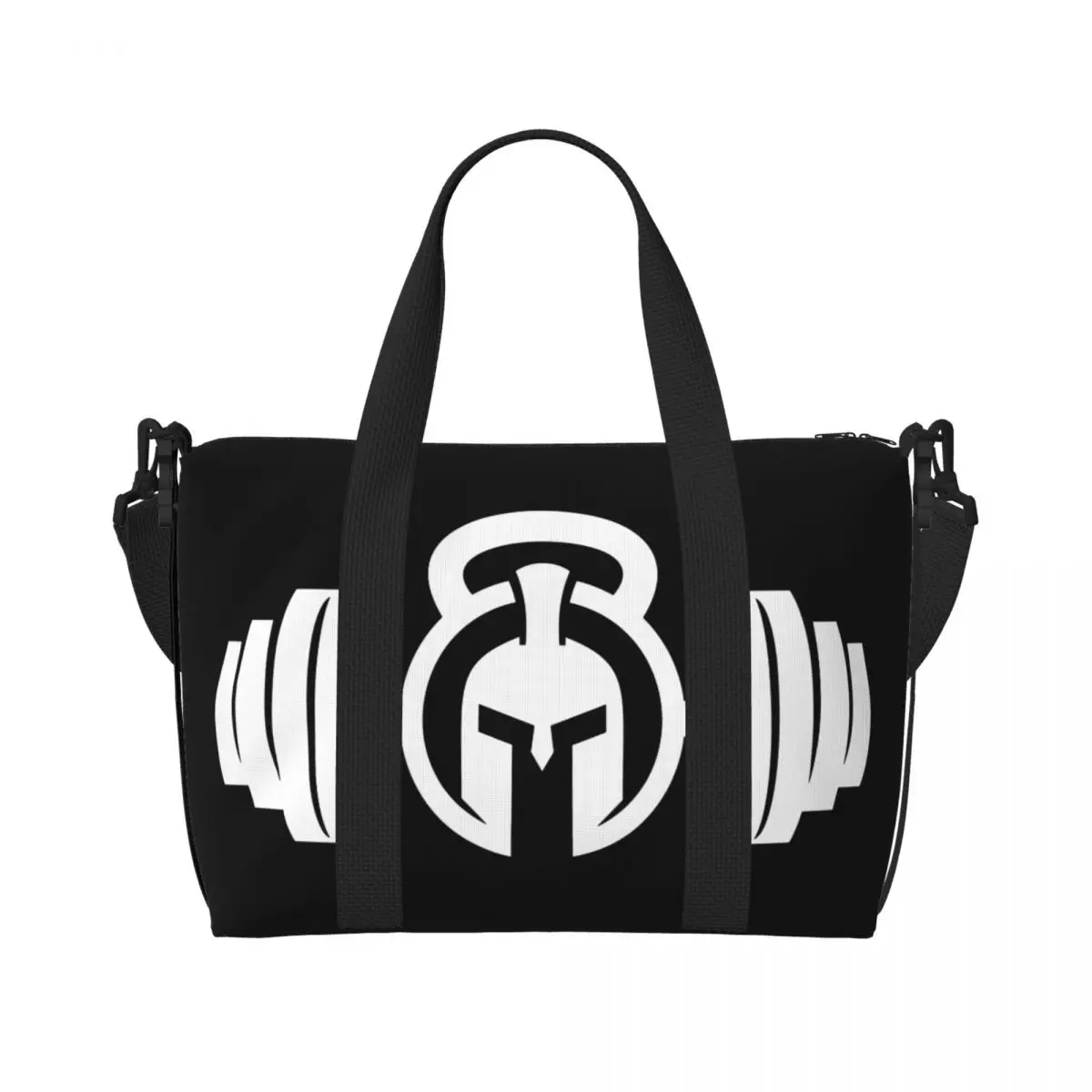 

Custom Spartan Gym Logo Tote Bag Women Large Capacity Bodybuilding Fitness Muscle Beach Gym Travel Bags