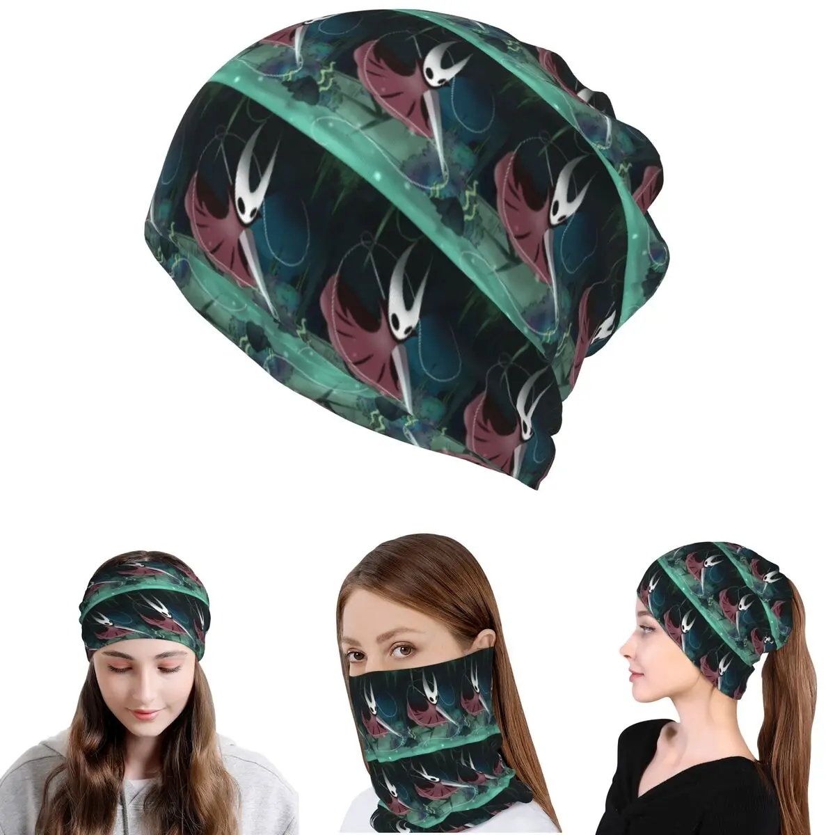

Hollow Knight Bandana Neck Cover Wrap Scarf Warm Headwear Beanies Hat Unisex Adult Breathable
