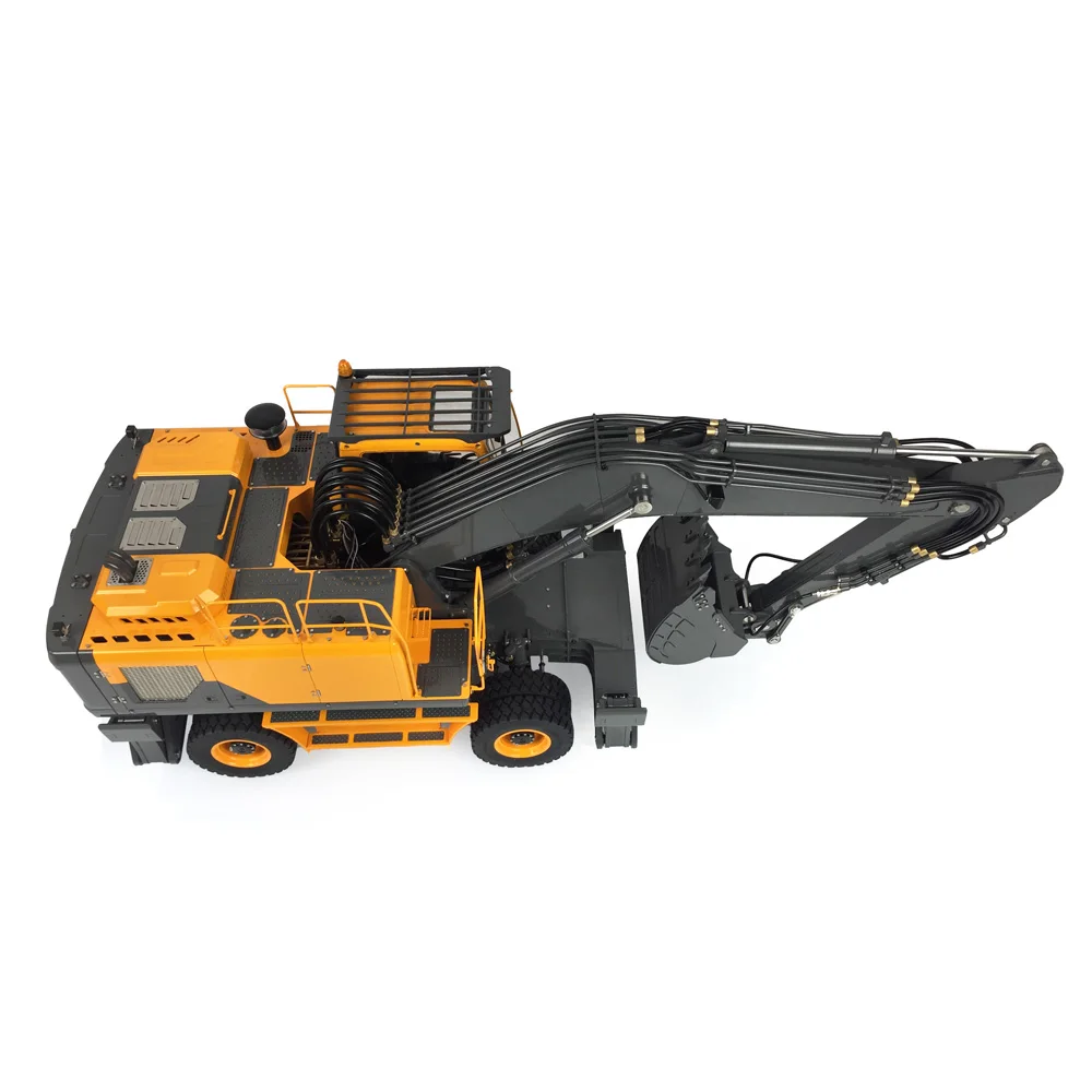 LESU 1/14 완성형 Aoue ET30H RC 굴삭기 금속 유압 휠형 액정 디스플레이 THZH1185-SMT4